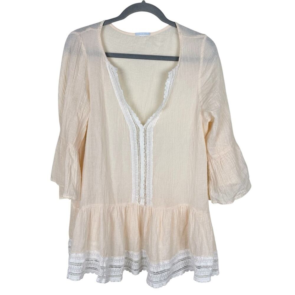 Eberjey Summer of Love Cotton Tunic Top Medium Large